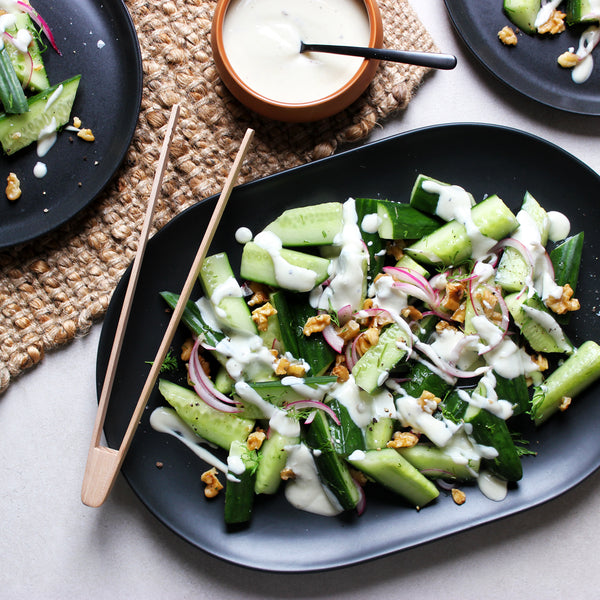 Cucumber &amp; Walnut Salad with Yogurt Dressing | EasiYo - EasiYo EU