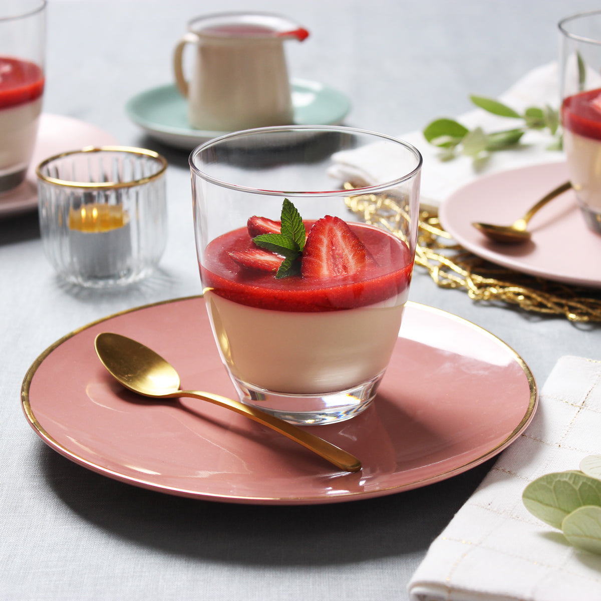 Strawberry Panna Cotta