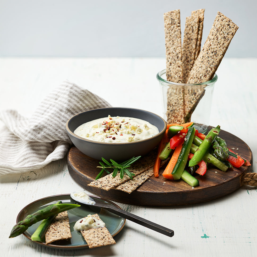 Feta, Herb and Garlic Yogurt Dip