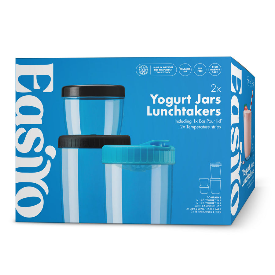 2 barattoli e 2 confezioni Lunchtaker